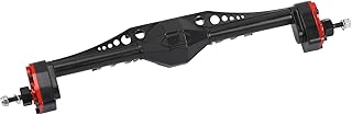 RZXYLRC 1/10 RC Car Aluminum Alloy Rear Portal Axle Assemble for Capra 1.9 UTB AXI03004 RC Crawler Upgrades (Red&Black)