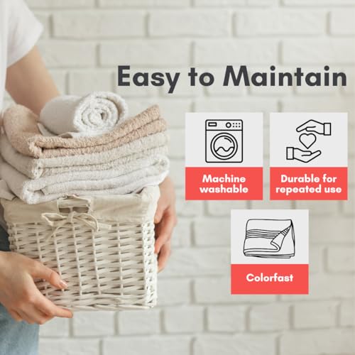 Image of Mafatlal Joy Cotton Towel Set - Soft & Quick Dry | Includes 1 Bath Towel 58 x 29 inch + 2 Hand Towels 24 x 12 inch | 450 GSM | Georgia Peach | Highly Absorbent & Durable