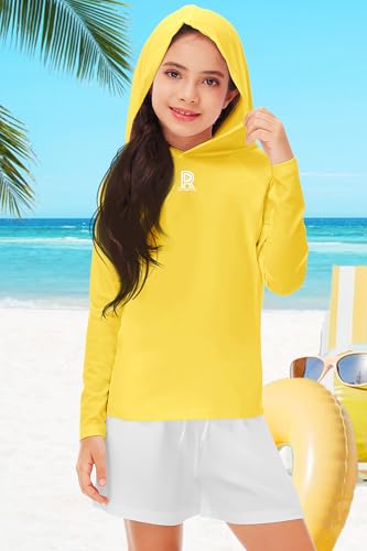Image of Remimi Kids Sun Shirt Rash Guard Quick Dry Sun Protection Athletic Hoodie Hiking Shirts 3-12 Years