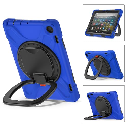 Protection Kindle Fire HD 8 12e génération coque robuste rotative - 2