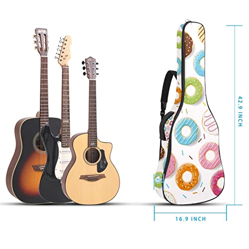 Hondank Étui de guitare de grande taille en forme de tête de mort avec croix, sac à dos de protection rembourré pour… - Les Beatles, Paul McCartney, John Lennon, RIngo Starr, George Harrison Hondank Étui de guitare de grande taille en forme de tête de mort avec croix, sac à dos de protection rembourré pour… – Image 6