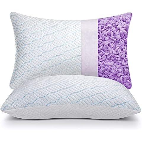 WISHSMILE Cooling Shredded Memory Foam Pillows Cover