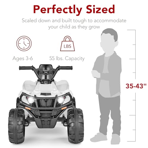 Best Choice 12V ATV White
