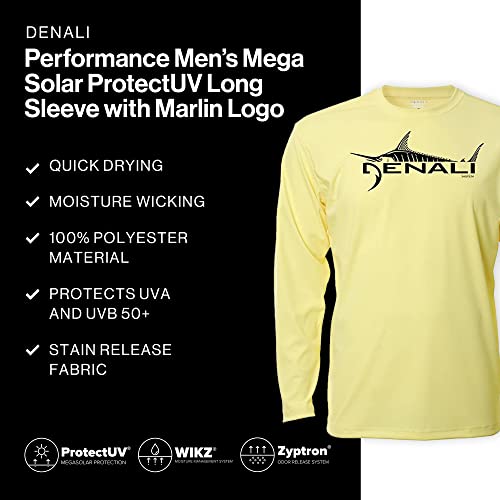 Denali Men's Marlin Logo Tournament Teaser UPF 50+ Long Sleeve T-Shirt, UV Protection, Quick Dry Fisherman's Shirt4
