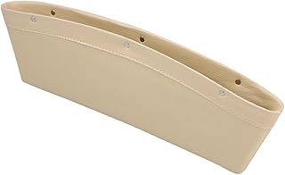 VICASKY Assentos De Carro Enchimento De Assento De Carro Bolso Organizador De Enchimento De Assento De Carro Caixa De Armazenamento De Enchimento Bege Lacuna De Enchimento De Assento De