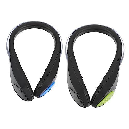 POPETPOP 2pcs Shoe Clips Light for Night Running Cycling Outdoor Sports Safety Clips Multi-Settings for High Visibility Lightweight Easy Attachment for Men Women Boys and Girls