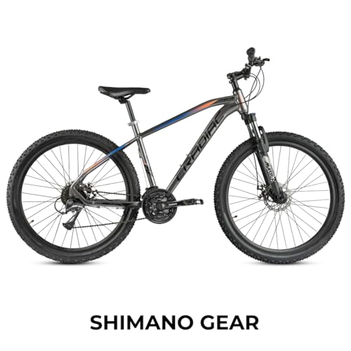 Image of CRADIAC - XC 900 GEN 3 | MTB 24 Gear Cycle | 29 INCH Alloy Cycle for Men | 24 Speed Mountain Bike with Aluminium Frame, Disc Brakes & Zoom Lockout Suspension Fork | 14+ Years & 5.8FT +, Unisex