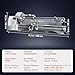 VEVOR Metal Lathe, 8.3'' x 29.5' Benchtop Metal Lathe 0-2500 RPM Continuously Variable Speed 750W Brushless Motor Metal Gears with LCD Display Metal Lathe Machine
