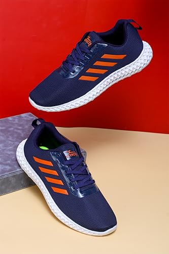 Image of ATHCO mens Kandy Running Shoes for Man Comfortable Men's Sports Shoes with Memory Foam Cushioned Insole Sports Shoes for Men Running Walking Lightweight Gym Shoe for Men Comfortable Stylish & Casual Walking Shoe for Man Anti Slip Gym Footwear