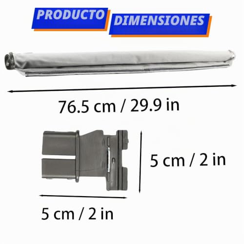 Parasol de techo Riloer gris para Audi Q5 y VW 1K9877307A 2