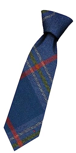Cravate en laine pour garçon et enfant motif tartan Musselburgh fabriqué en Écosse