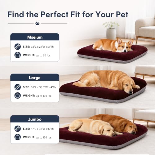 Image of Magic Dog Orthopedic Medium Dog Bed 32 Inch, Super Soft Small Pet Bed