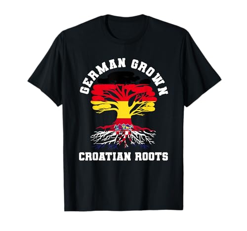 Raíces croatas cultivadas alemanas Alemania Croacia Herencia Camiseta