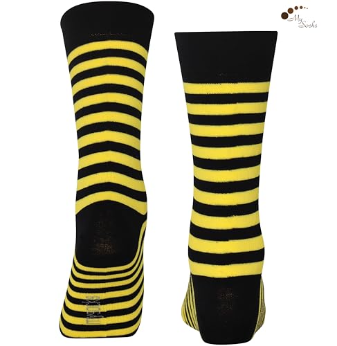 Image of Mysocks Men and Women Crew Socks Extra Fine Combed Cotton Seamless Toe