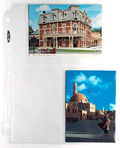 Fabrique Postcard Collecting Album, Spring Green, 8 1/2 x 11" Post Bound Album