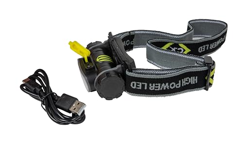 Linterna frontal gran angular imán C.K luz 150 lúmenes para cabeza y trabajo 8