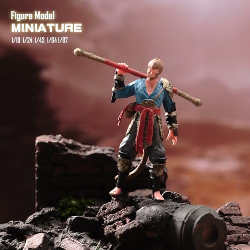 Demon Monkey Wukong Scene Props Figurine Poupées Modèle Monkey King 1/43