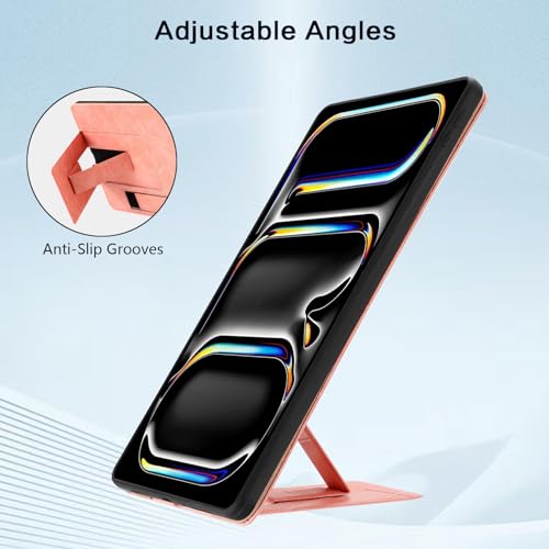 Housse iPad Air 11 M4 rose rétro idéale pour le télétravail