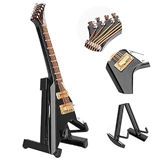 01 Guitare Miniature en Forme de V, Ornements de Guitare Affichage Artisanat de Cadeau de Guitare avec Support de… - Les Beatles, Paul McCartney, John Lennon, RIngo Starr, George Harrison 01 Guitare Miniature en Forme de V, Ornements de Guitare Affichage Artisanat de Cadeau de Guitare avec Support de… – Image 6