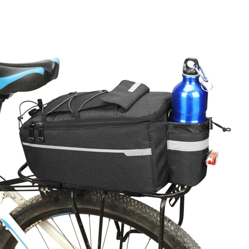 Sacoche porte-bagages vélo 10L étanche en polyester pour e-bike