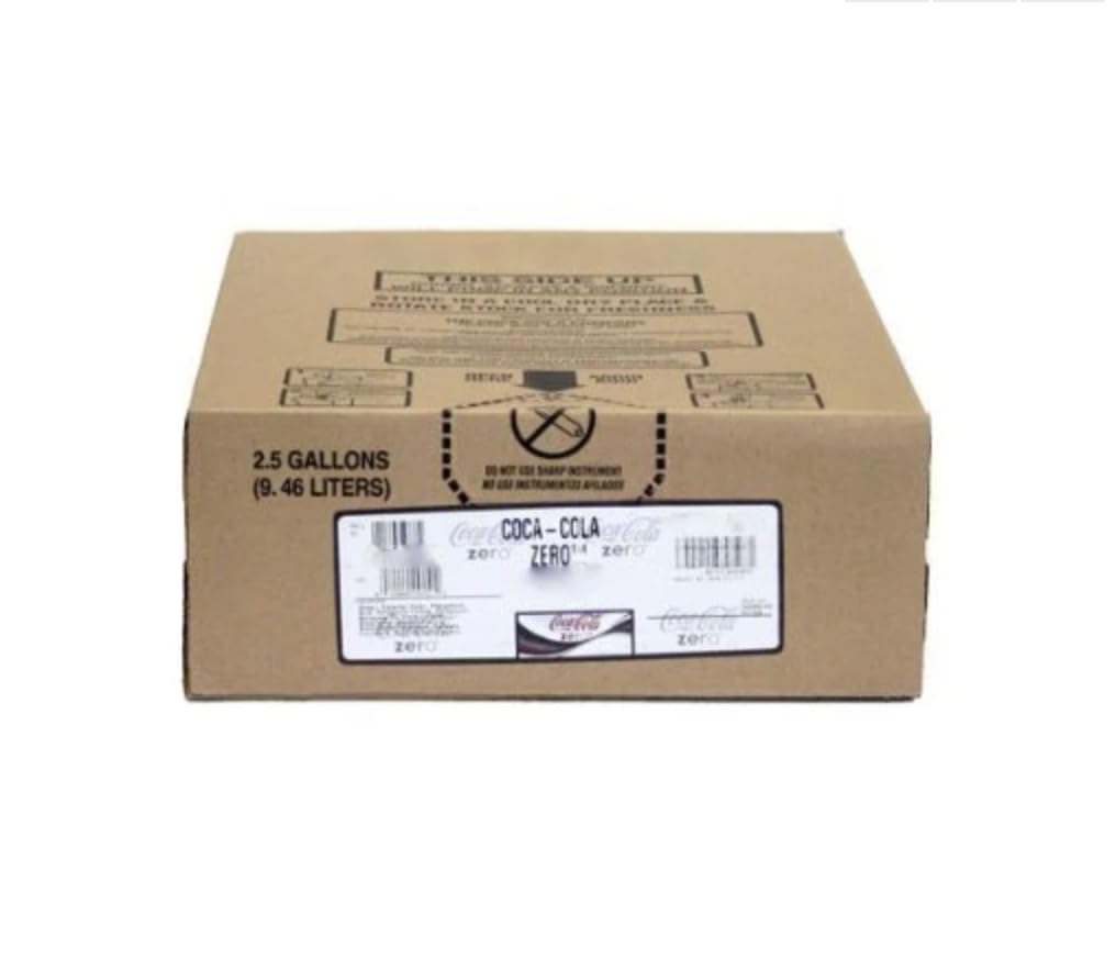 Generic Supply Depot Compatible with Coke Zero Soda Syrup 2.5 Gallon Bag in Box BIB