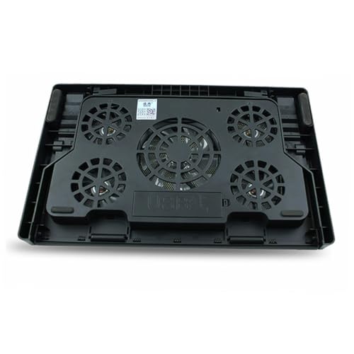 Base con 5 ventiladores para laptop Ipetboom color negro miniatura 1