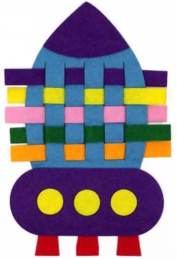 ТоуKSA - EVА Foam Paper Non-woven fabric Craft Тоуs Educational DIY Тоуs Handmade Art Craft Creativity Devoloping Тоуs for Children (Rосkеt)