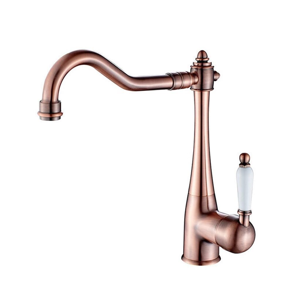 Robinet rotatif 360 pour évier de cuisine avec mitigeur eau chaude et froide