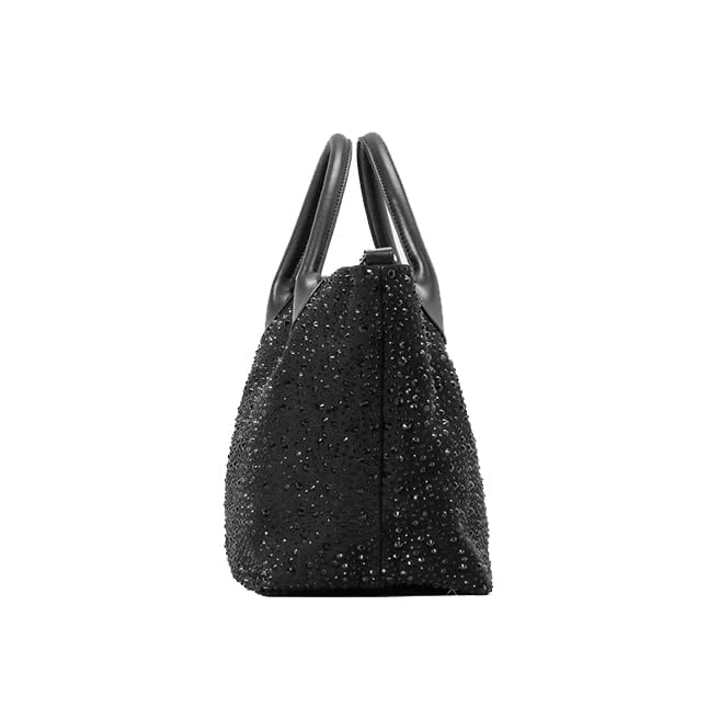 Canvas Rhinestone Women Tote Bag For Work Dumpling Pouch Bag Top Handle Satchel Bag Large Shoulder Handbag And Purse4