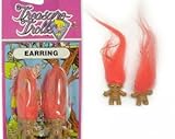 Ace Novelty Treasure Troll Orange Earrings