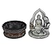Produktbild Tischbrunnen, elegante kreative Buddha-Statue LED-beleuchteter Tischbrunnen Kleines Interieur-Wasserspiel mit beruhigendem und entspannendem Wassersound für Zuhause und Büro (1#)