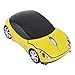 Souris Voiture pour Enfants, Souris sans Fil 2.4G avec Récepteur USB, 3 Boutons 1600DPI Tablet PC Souris Optique Souris De Jeu pour Mac, pour Windows(Jaune)