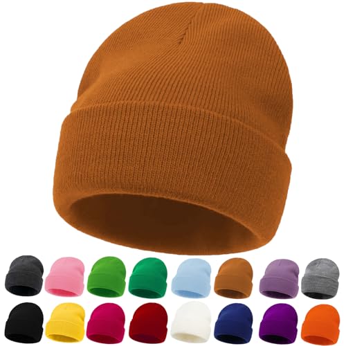 Image of ZOORON Kids Beanie Boys Girls Beanies Children Winter Hats Children Knit Warm Caps Kids Soft Beanie Cap