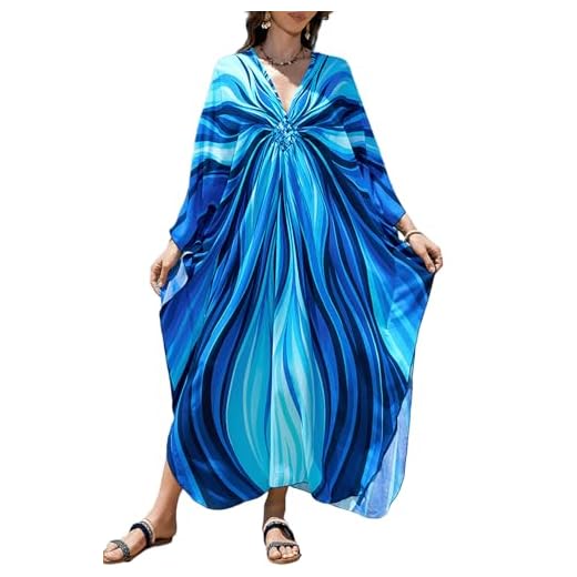 L-Peach Damen Sommer Langes Kleid Strandkleid Pareos Bikini Cover Ups