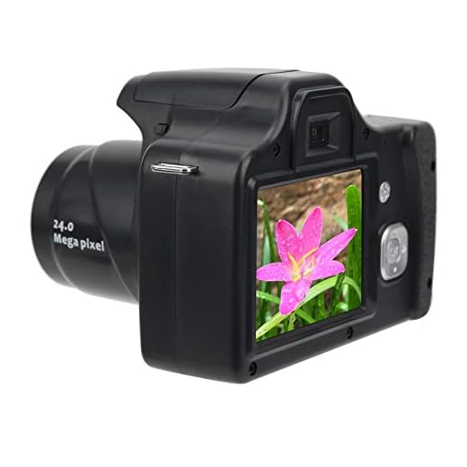 Caméscope de Caméra Vidéo Portable, écran LCD 3,0 pouces Zoom 18X Caméra Vidéo Numérique HD SLR Microphone Intégré équipé D'une Lampe de Poche(Standard)