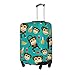 SWEET TANG Washable Luggage Cover Fashion Monkey Love Banana Suitcase Protector Fits 18-32 Inch Luggage