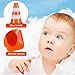Didiseaon 14pcs Mini Traffic Cones, Roadblock Toys for Sand Table, Red, 1. 38x0. 98 Inch, Ideal for Teaching Traffic Knowledge and Construction Play