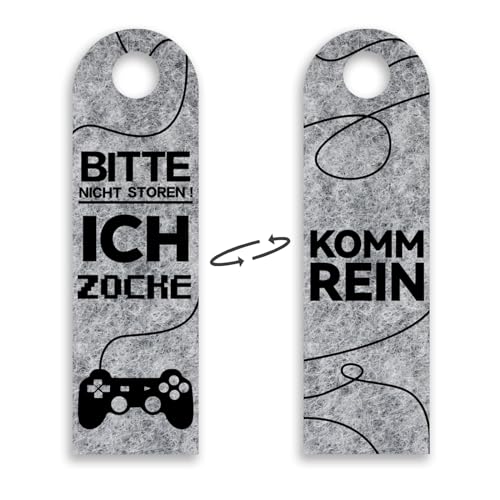 NICEIN 2er Filz Türschild Bitte Nicht Stören