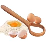 Teigbesen, 30, 5 x 7, 6 cm, Holz-Sauerteigbesen, handgehalten, manueller Brotteig, arbeitssparend, leicht zu waschen, dänisch zum Mischen, Eierschlagen, Backen..