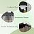 COMHOMA Shed Outdoor Storage Shed Metal,Lockable Doors Tool Sheds with Sloping Roof,Steel Garden Shed with Air Vent for Backyard,Patio,Lawn,Poolside (Brown, 8'x6')