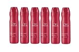 Wella Brilliance Shampoo 6 x 250 ml feines-normales Haar Color Professionals Care