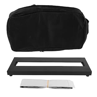 [Enhanced Performance Experience] The guitar pedal board securely holds pedals in place during performances, enhancing the overall feel and stability of your performance for a professional touch. [Large Size for Multiple Pedals] This pedal board offe...