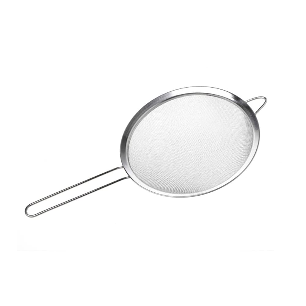 20CM Stainless Steel Strainer Fine Mesh Strainer Kitchen Sieve Fine Mesh Tea Strainers for Loose Tea