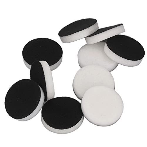 Ink Blending Foams, Deep Saturation 10 Pcs Round Ink Blending Foams Dome Design White Multipurpose Replacement Sponge For Painting Rendering #TOP5