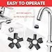 10-in-1 Faucet Aerator Removal Tool Kit,Universal Heavy-duty Aerator Key for Hidden Threaded Aerators/Aerators with Housing,Fits M16.5 M18.5 M21.5 M22 M24 M28 TT TF STD TJ