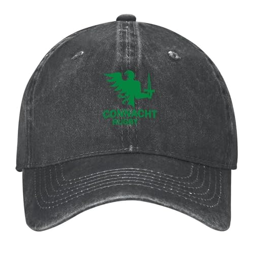 RRCRUHG Gorra de béisbol clásica Equipo DE Rugby -IRFU Negra Pesca Personalizada Militar Táctica Hombre Casual Transpirable Ajustable Deportiva Ajustable Súper Sombrero de algodón