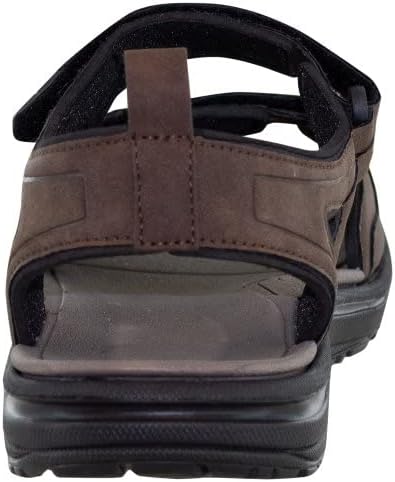Northside Mens Riverside Lite Open Toe Sport Sandal - Dark Brown Size 14