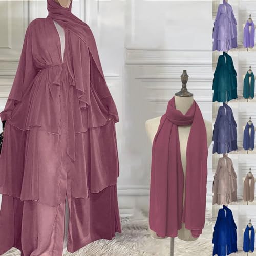 Hijab pour femmes musulmanes avec robe extensible confort quotidien