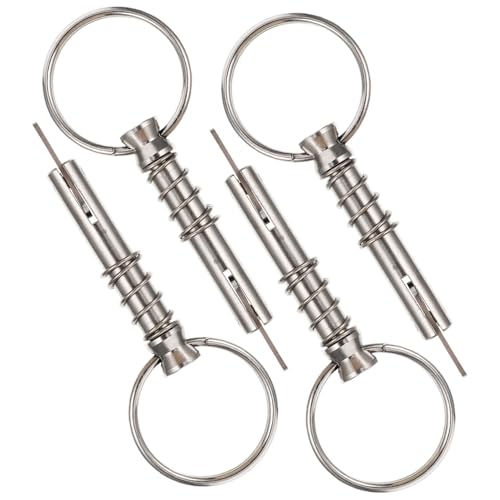 TEMPNAP ステンレス製自動ロック ピン クイックリリース式 船用アクセサリー デッキ ビトップ 支柱対応 耐久性とスプリング機構搭載