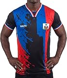fox & fury World Heritage National Flag Soccer Jersey - 2026 Team Cup Mexico USA Germany Haiti Shirt - Men Women Unisex (US, Alpha, Large, Regular, Regular, Jersey - Haiti)